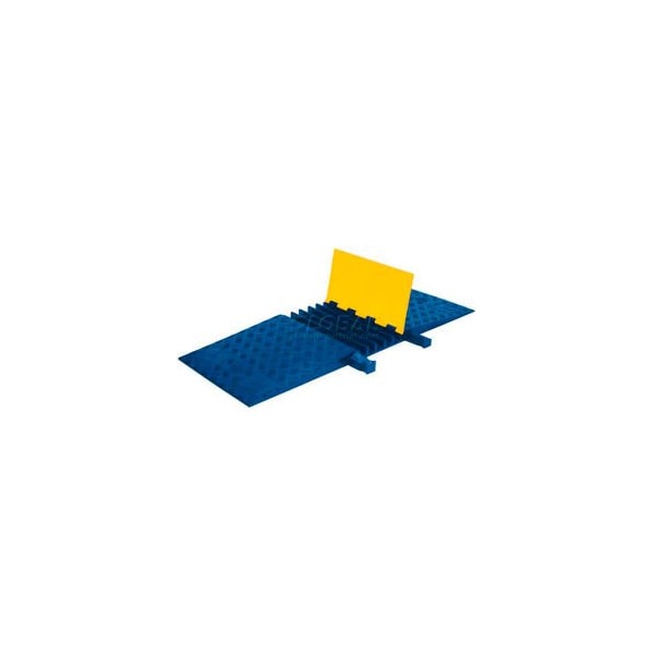 Cable Ramp, 1-7/8 in H, 18 in L, 50 in W, 5 Channel, Polyurethane